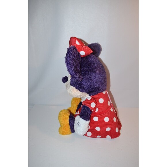 Disney Parks Minnie Mouse 14" Weighted Relaxing Emotional Support Plush Furry - Picture 7 of 13